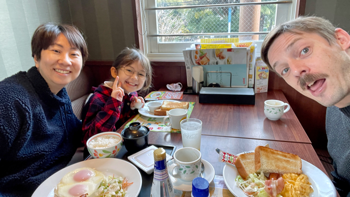 Traditional xmas breaky at Denny's